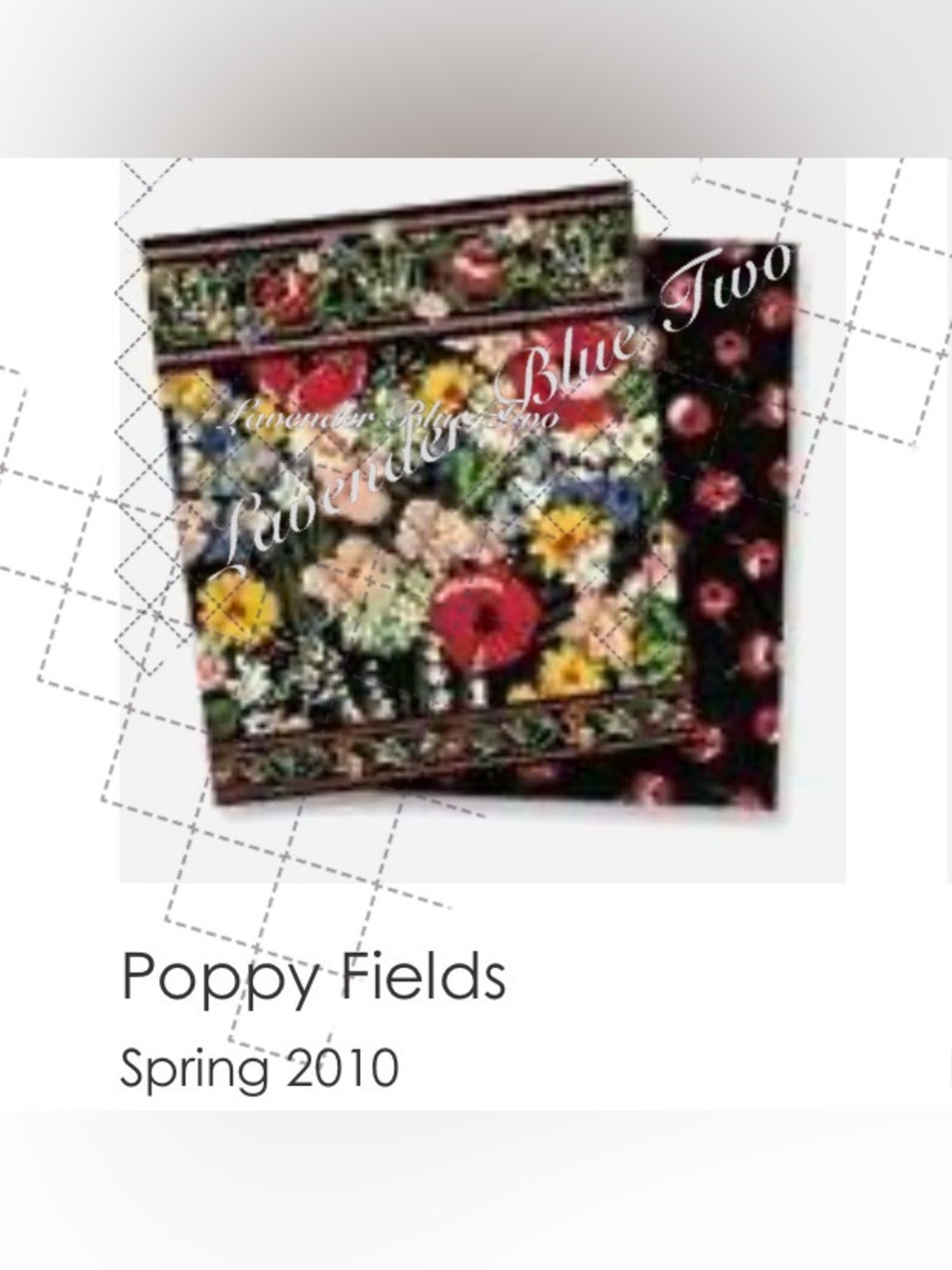 VERA BRADLEY Poppy Flelds 2010 Angle Tote Red Green Floral Y2K - Picture 13 of 13